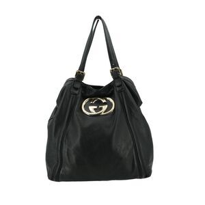 Gucci Leather Tote Bag Big GG logo